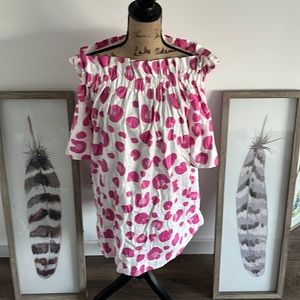 Hello Dobson off the shoulder dress